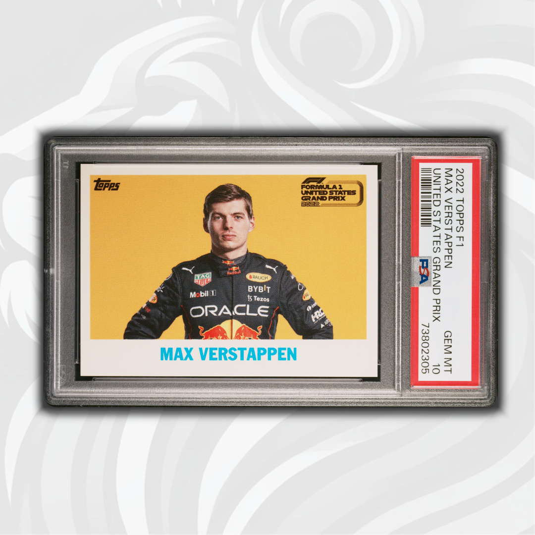 PSA 10 - Max Verstappen - Formula 1 United States Grand Prix - 2022 Topps Formula 1 - Front