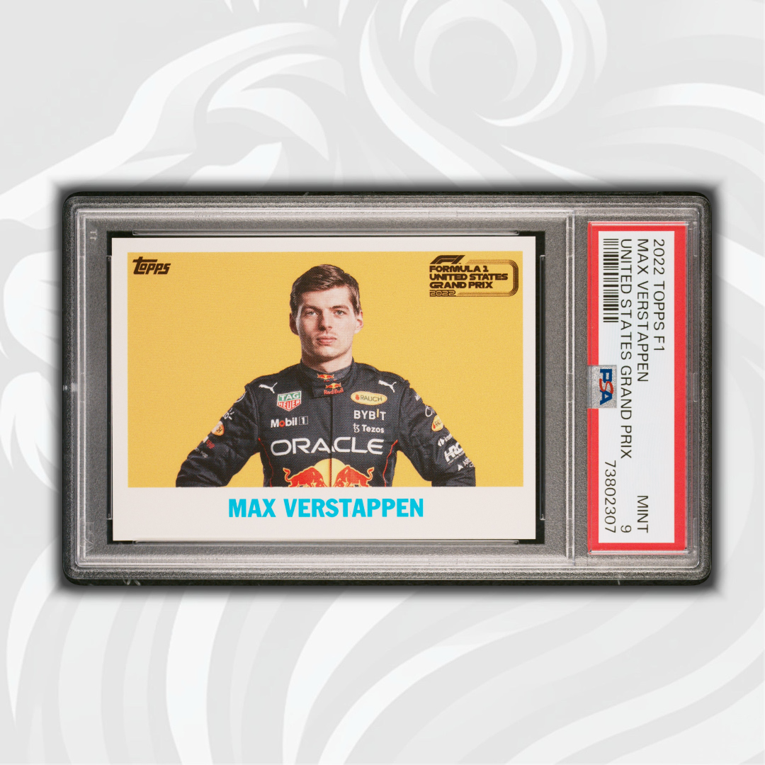 PSA 9 - Max Verstappen - Formula 1 United States Grand Prix - 2022 Topps Formula 1 - Front