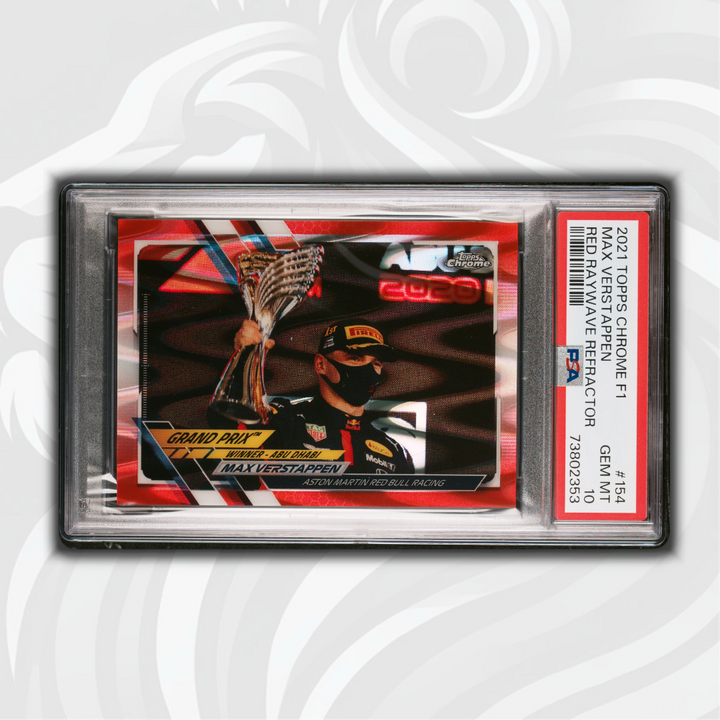 PSA 10 - 1/5 Max Verstappen #154 - Red Raywave Refractor