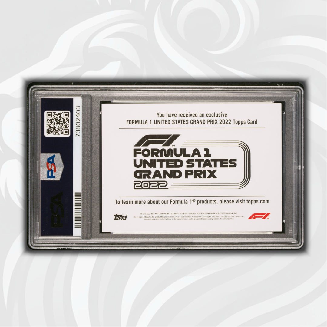 PSA 9 - Triple - Aston Martin - 2022 Topps Formula 1  - Miami Grand Prix - Exclusive