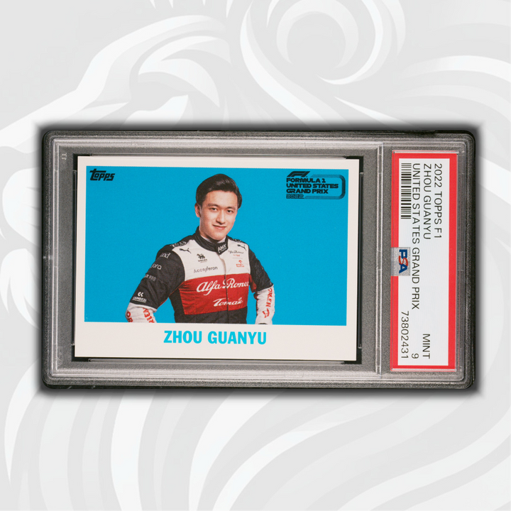 PSA 9 - Triple - Alfa Romeo F1 - 2022 Topps Formula 1 - Miami/US  Grand Prix - Exclusive