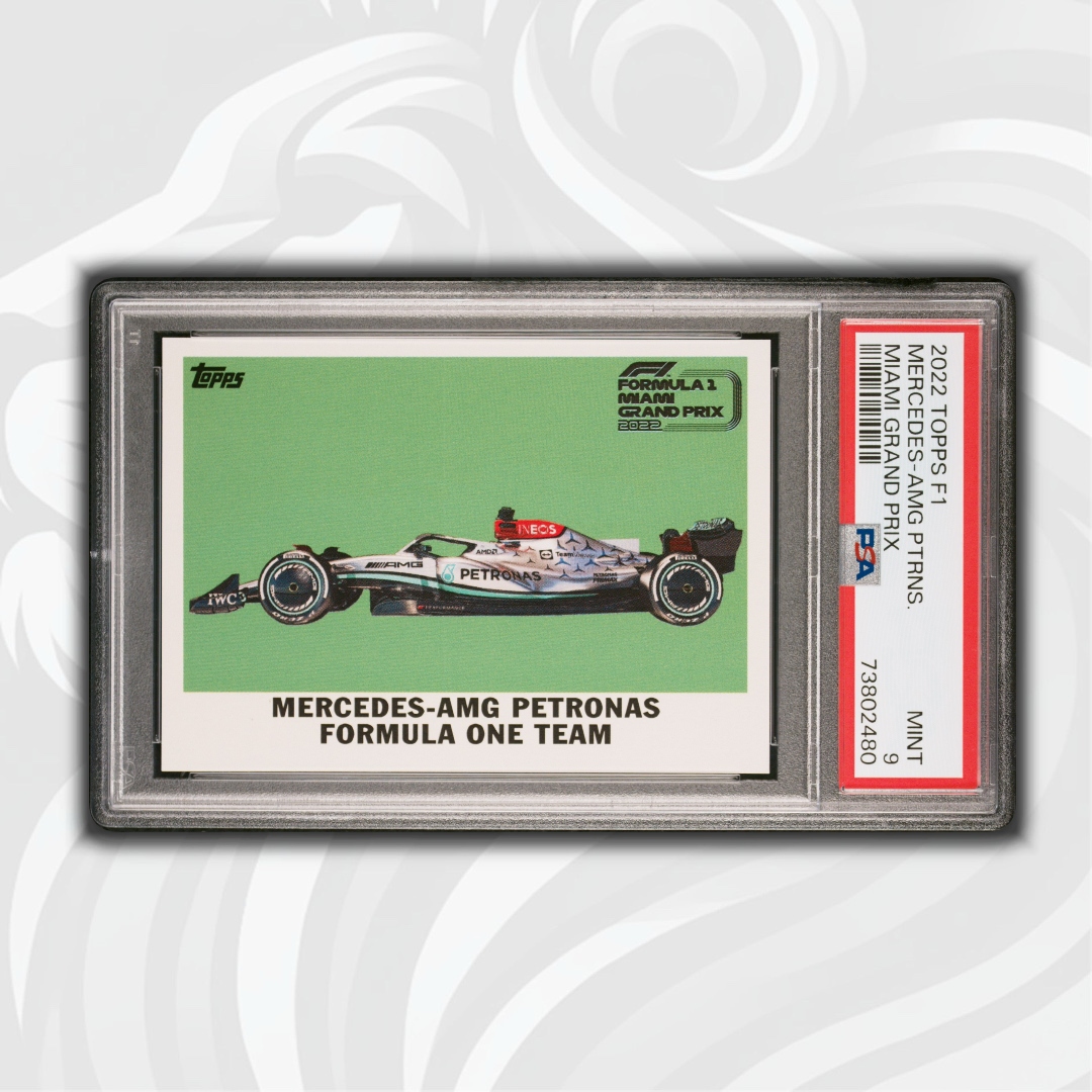 PSA 9 - Triple Mercedes-AMG - 2022 Topps Formula 1 - Miami/US  Grand Prix - Exclusive