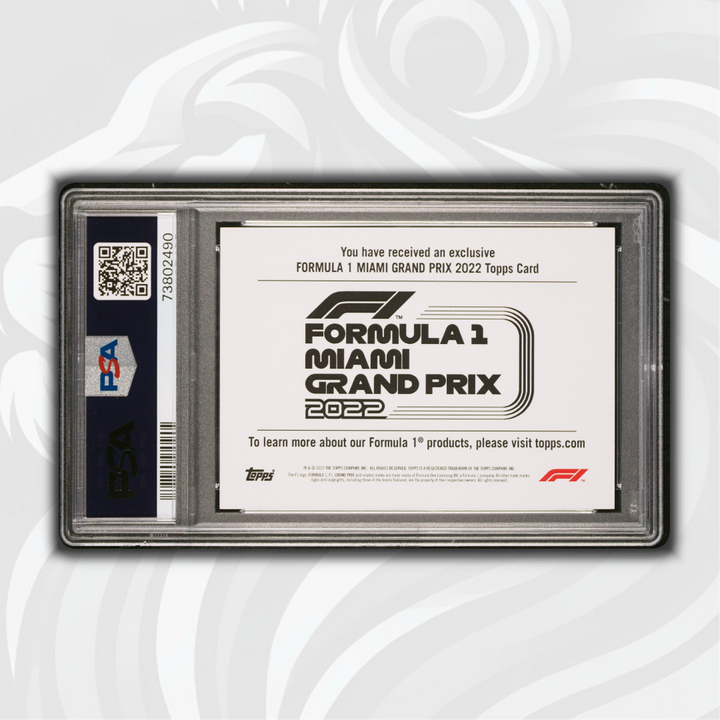 PSA 9 - Scuderia Ferrari - 2022 Topps Formula 1 Miami Grand Prix - Back