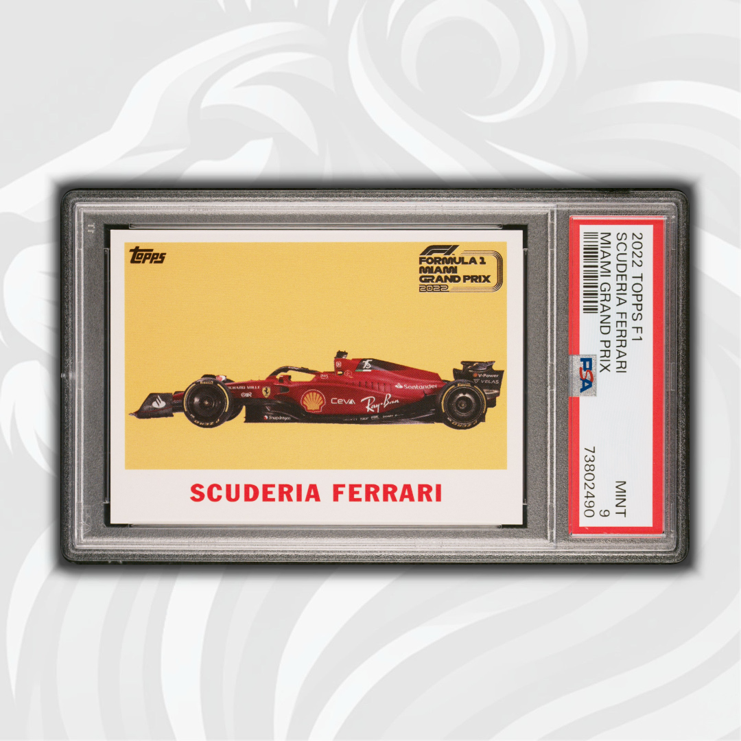 PSA 9 - Scuderia Ferrari - 2022 Topps Formula 1 Miami Grand Prix - Front