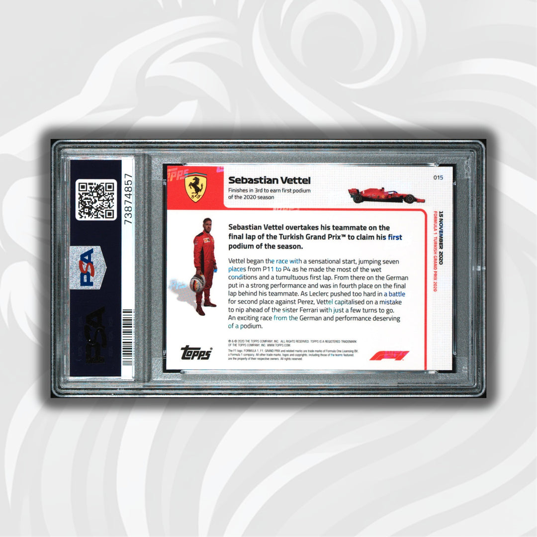 PSA 9 - Sebastian Vettel - Finish in 3rd to earn first podium #15