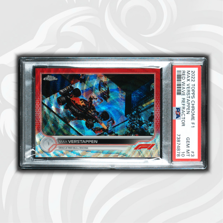 PSA 10 - 4/5 Max Verstappen #3 - Red Wave Refractor