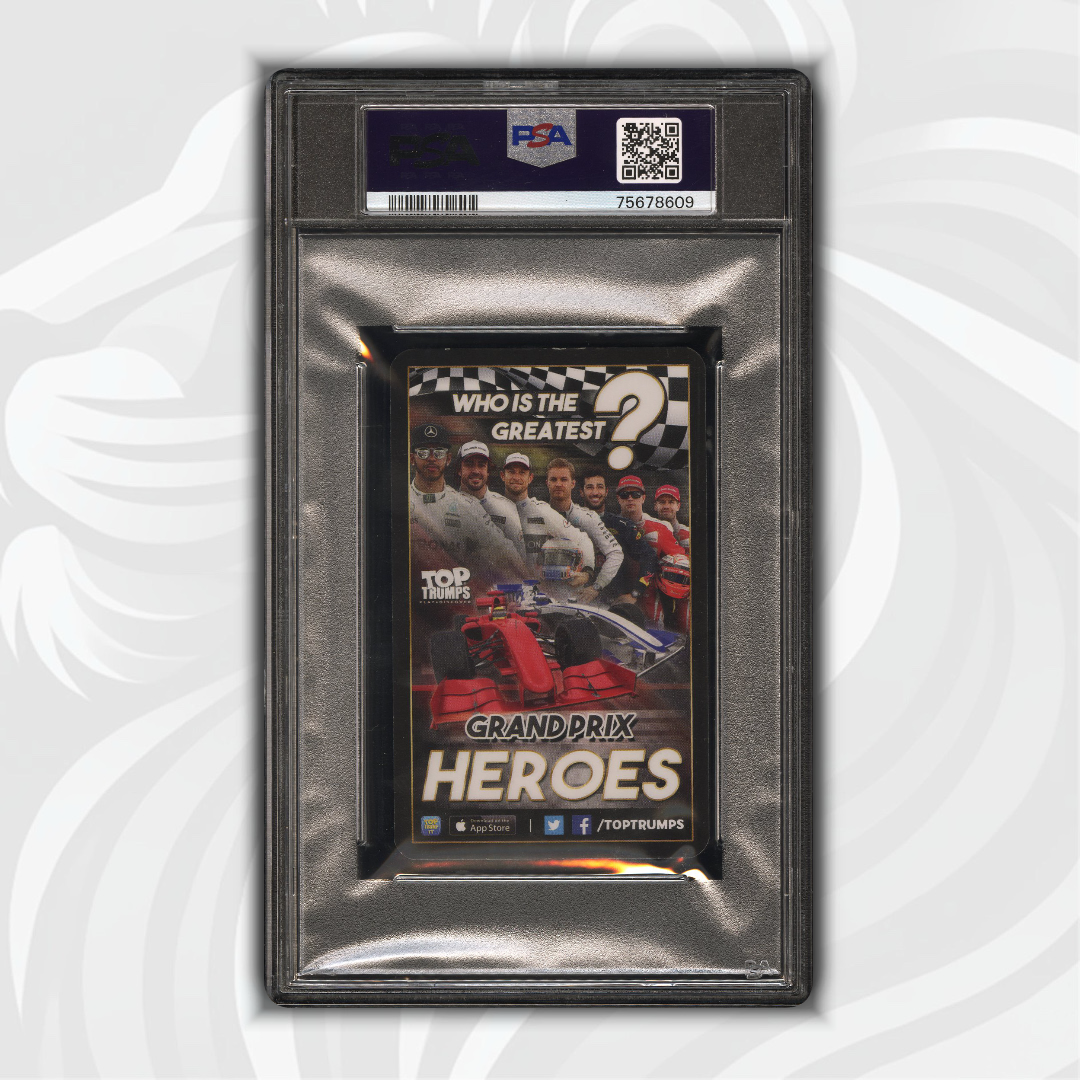 PSA 8 - Max Verstappen - 0 Wins - Top Trumps - 2016 Grand Prix Heroes