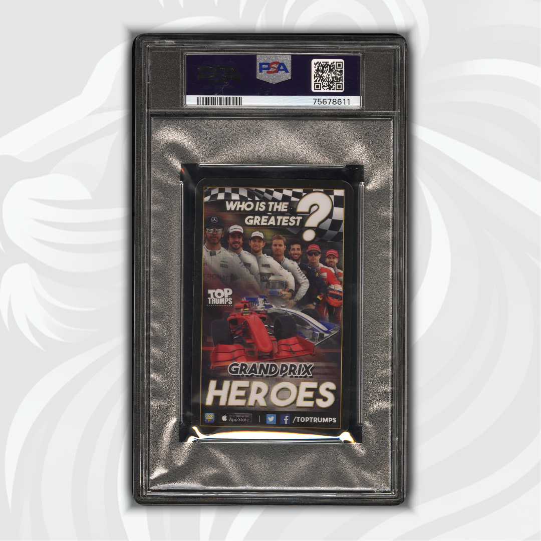 PSA 9 - Max Verstappen - 0 Wins - Top Trumps - 2016 Grand Prix Heroes