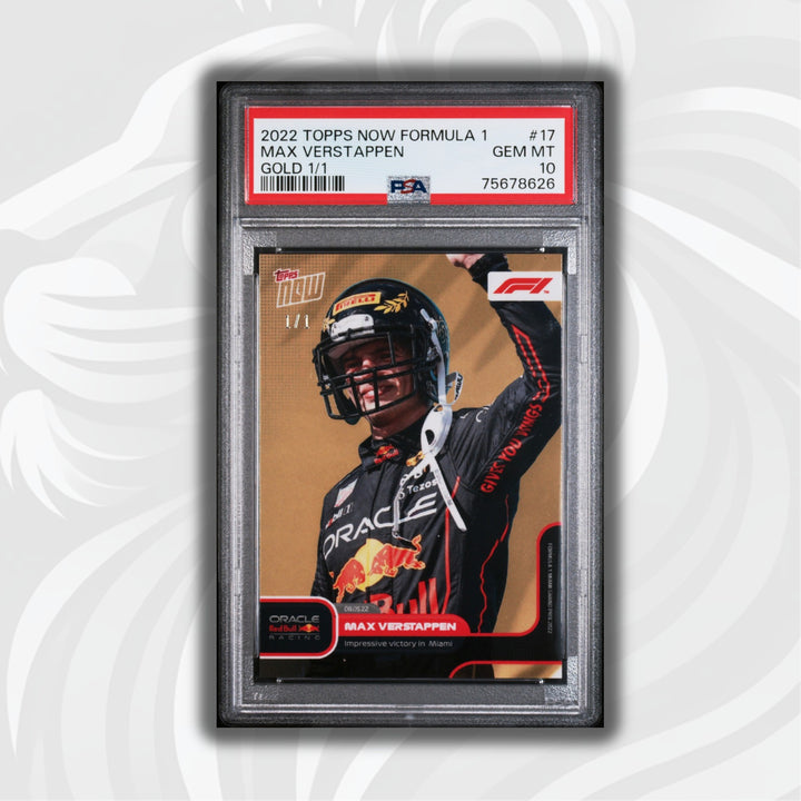 PSA 10 - 1/1 Max Verstappen - Impressive victory in Miami #17 - Gold