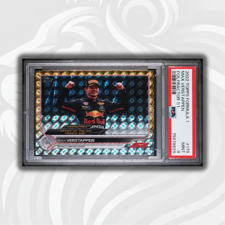 PSA 9 - 1/1 Max Verstappen - Driver Of The Day #179 - Foilfractor