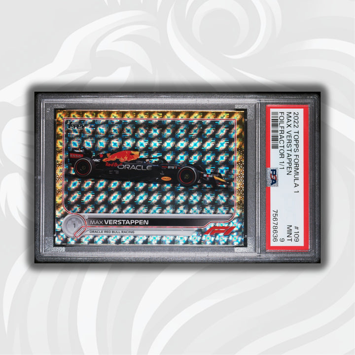 PSA 9 - 1/1 Max Verstappen #109 - Foilfractor