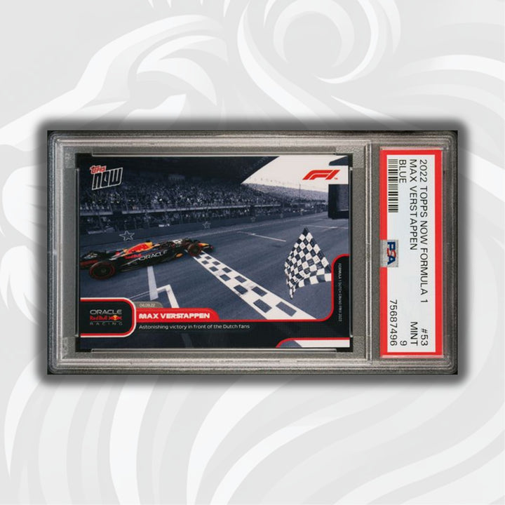 PSA 9 - 04/10 Max Verstappen - Astonishing finish in front of the Dutch Fans #053 - Blue