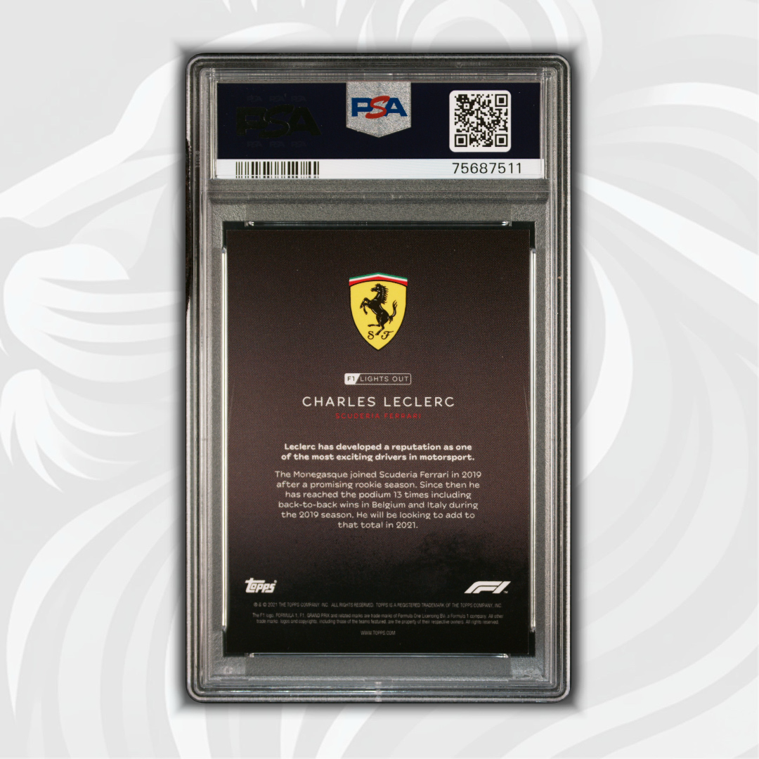PSA 9 - 07/10 Charles Leclerc - Drivers - Red Parallel