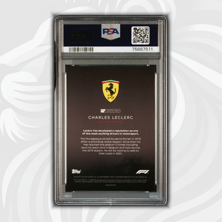 PSA 9 - 07/10 Charles Leclerc - Drivers - Red Parallel