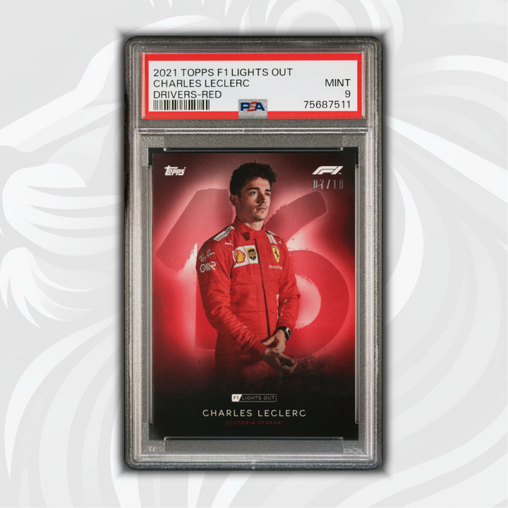 PSA 9 - 07/10 Charles Leclerc - Drivers - Red Parallel