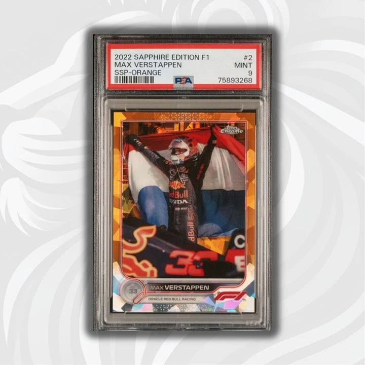 75893268 – Max Verstappen #4 – 2022 Sapphire Edition F1 2 Ti Bh – ORANGE – PSA 9.jpg