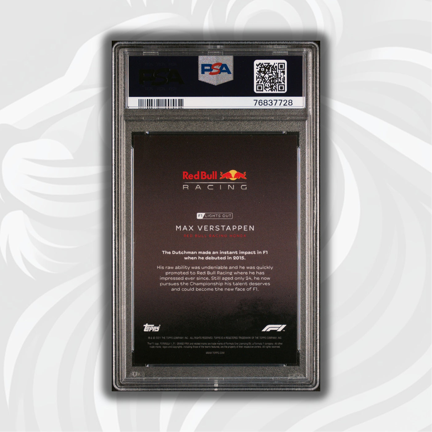 PSA 10 - 76/99 - MAX VERSTAPPEN - DRIVERS - BLUE