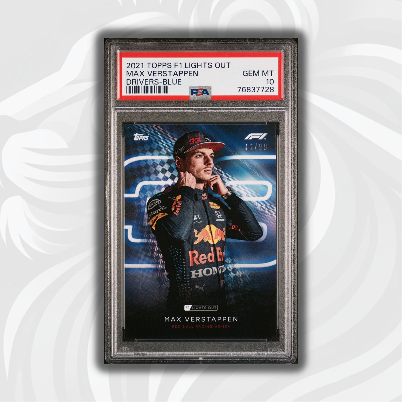 PSA 10 - 76/99 - MAX VERSTAPPEN - DRIVERS - BLUE