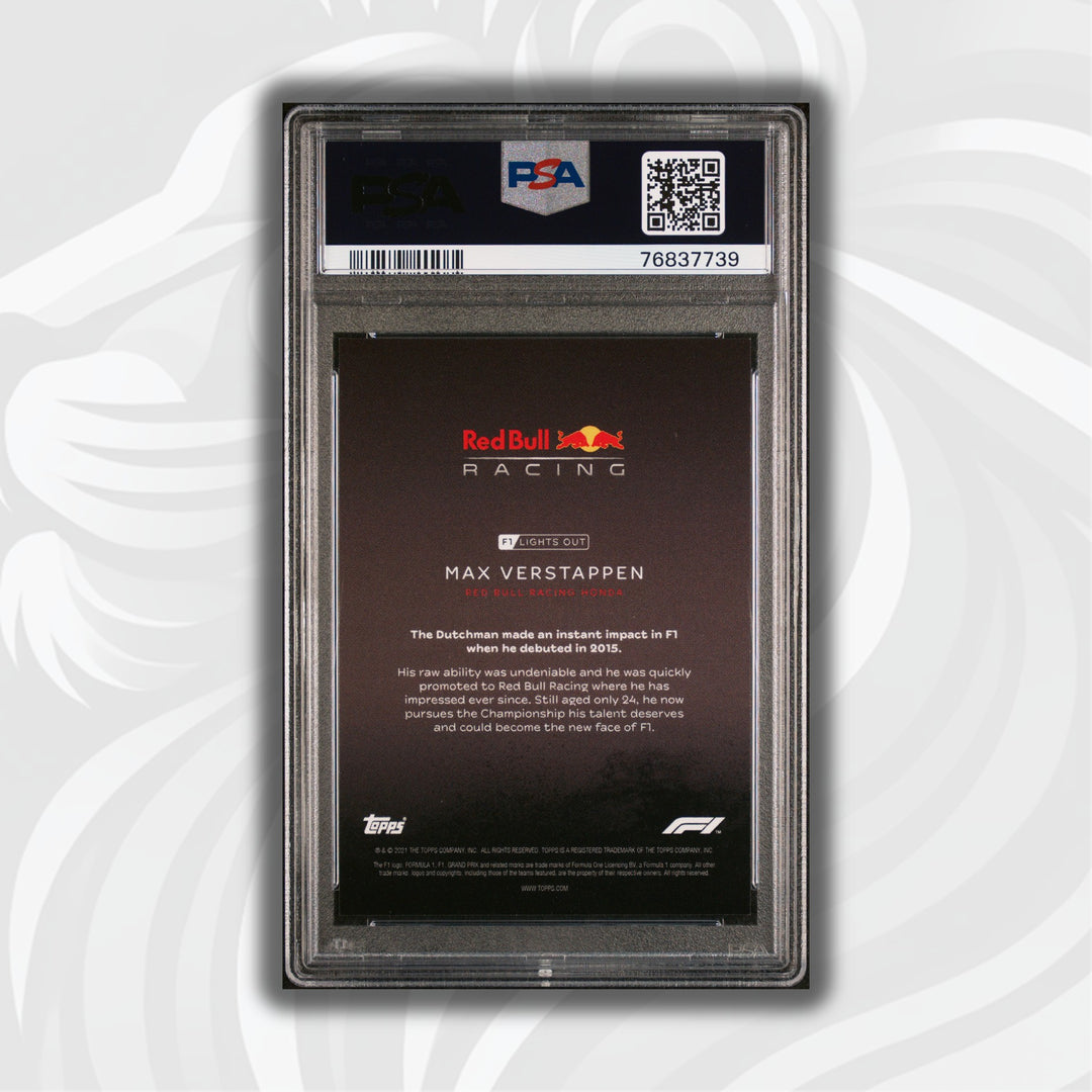 PSA 10 - 41/99 - MAX VERSTAPPEN - DRIVERS - BLUE