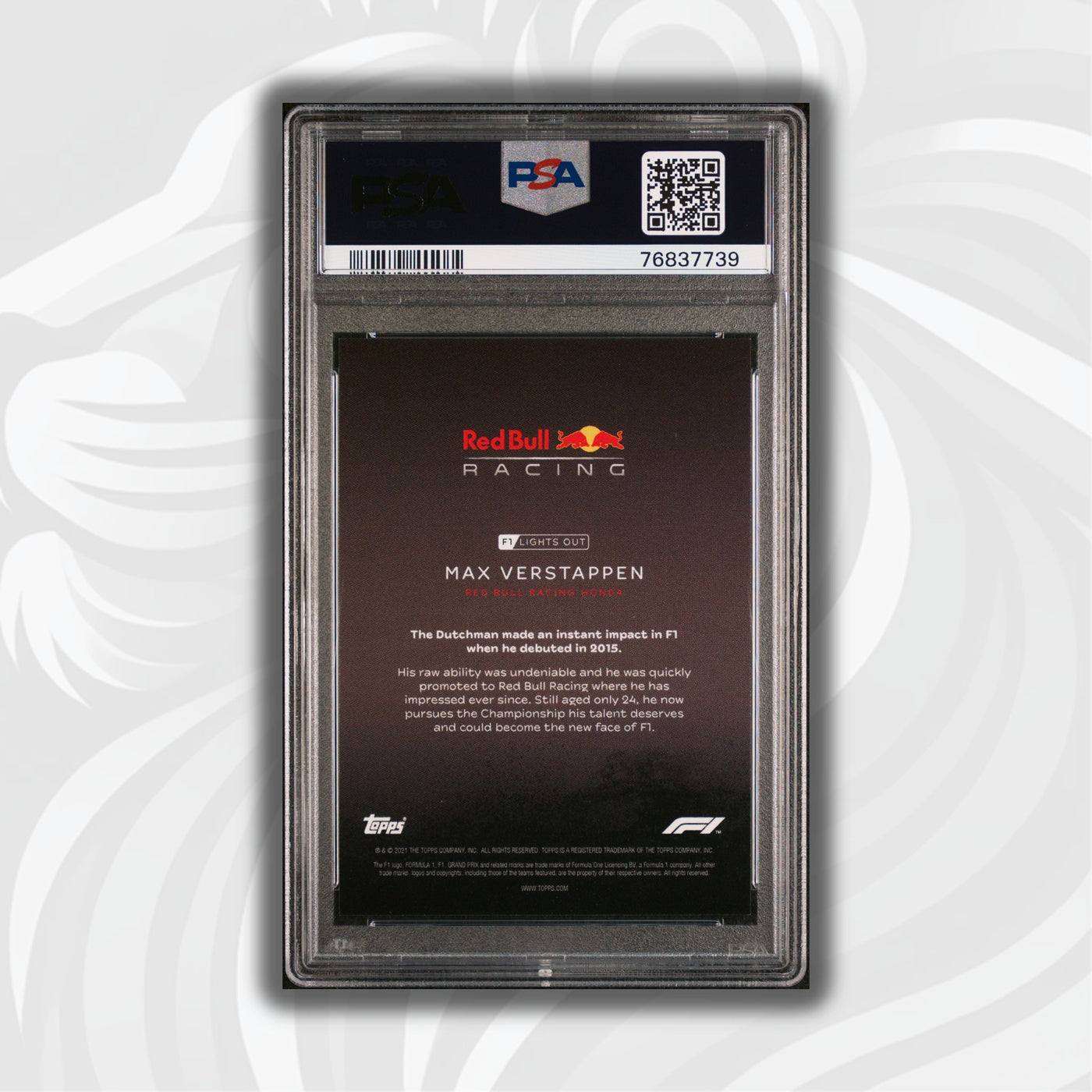 PSA 10 - 41/99 - MAX VERSTAPPEN - DRIVERS - BLUE