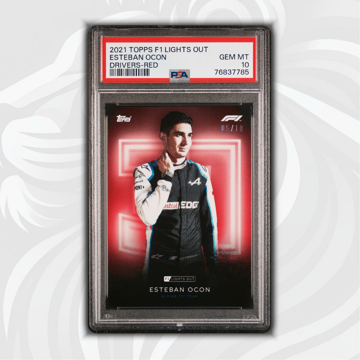 PSA 10 - 05/10 - Esteban Ocon - Drivers - Red