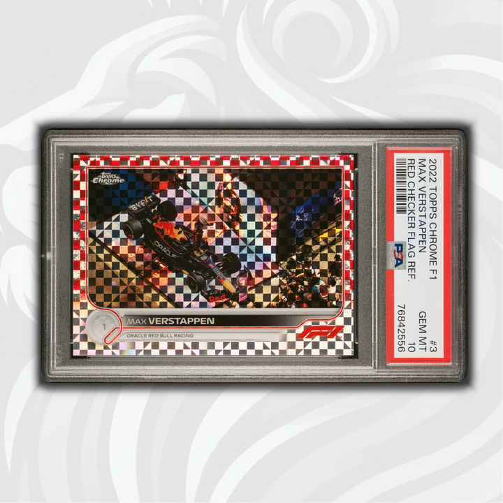 PSA 10 - 1/5 - Max Verstappen #3 - Red Checker Flag Refractor