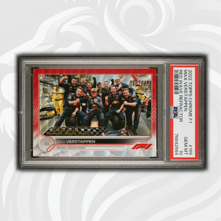 PSA 10 - 4/5 - Max Verstappen #155 - Red Wave Refractor