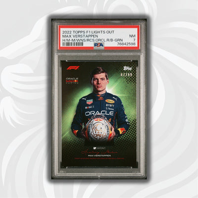 PSA 7 - 07/49 Max Verstappen - History Maker - Green