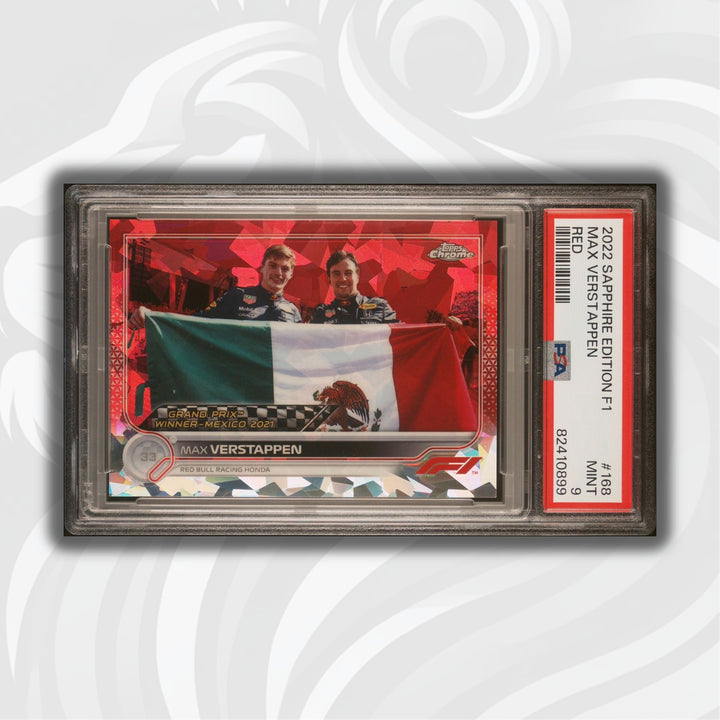 PSA 9 - 4/5 - Max Verstappen #168 - Sapphire Edition - Red