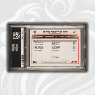 PSA 9 - 4/5 - Max Verstappen #168 - Sapphire Edition - Red