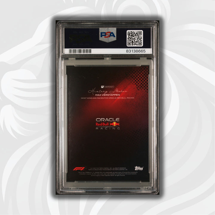 PSA 7 - 02/10 - Max Verstappen - History Maker - Red