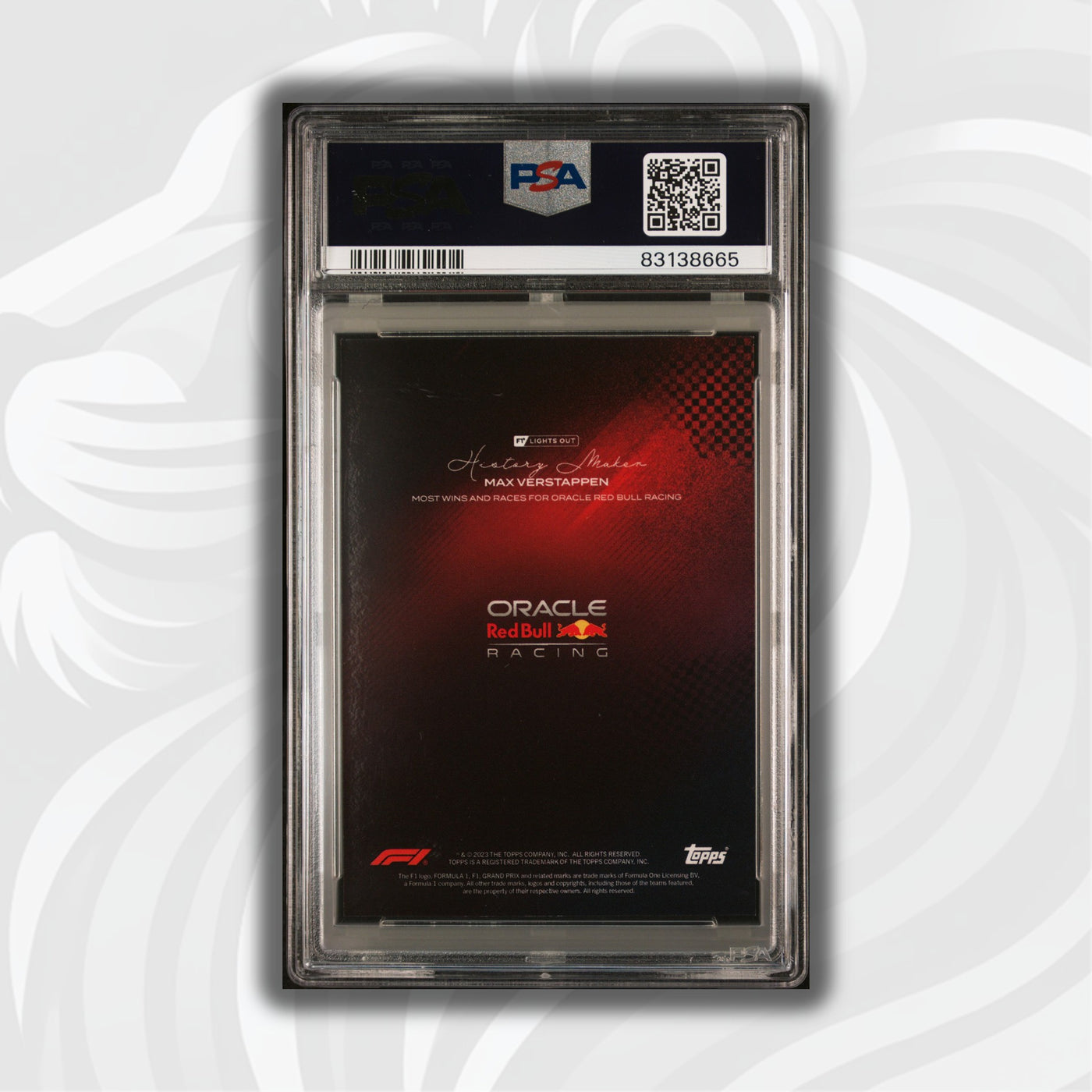 PSA 7 - 02/10 - Max Verstappen - History Maker - Red