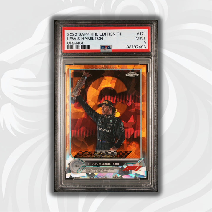 PSA 9 - 10/25 Lewis Hamilton #171 - Orange - 2022 Topps Chrome F1