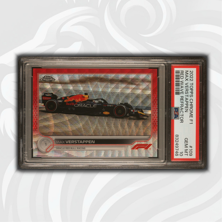 PSA 10 - 1/5 - Max Verstappen #109 - Red Wave Refractor