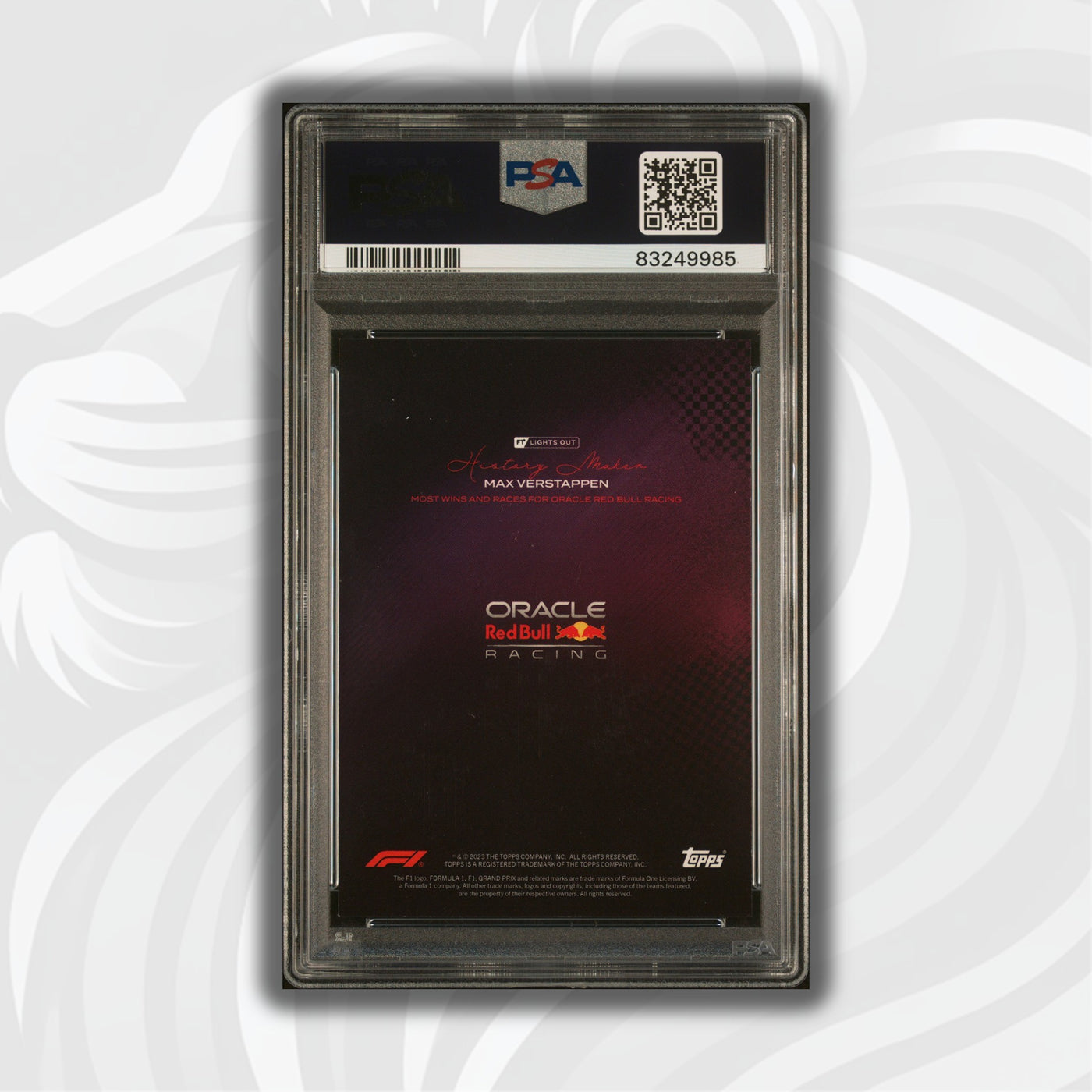 PSA 8 - /150 - Max Verstappen - History Maker - Pink