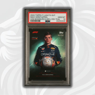 PSA 10 - /99 - Max Verstappen - Most Wins And Races - History Maker - Teal