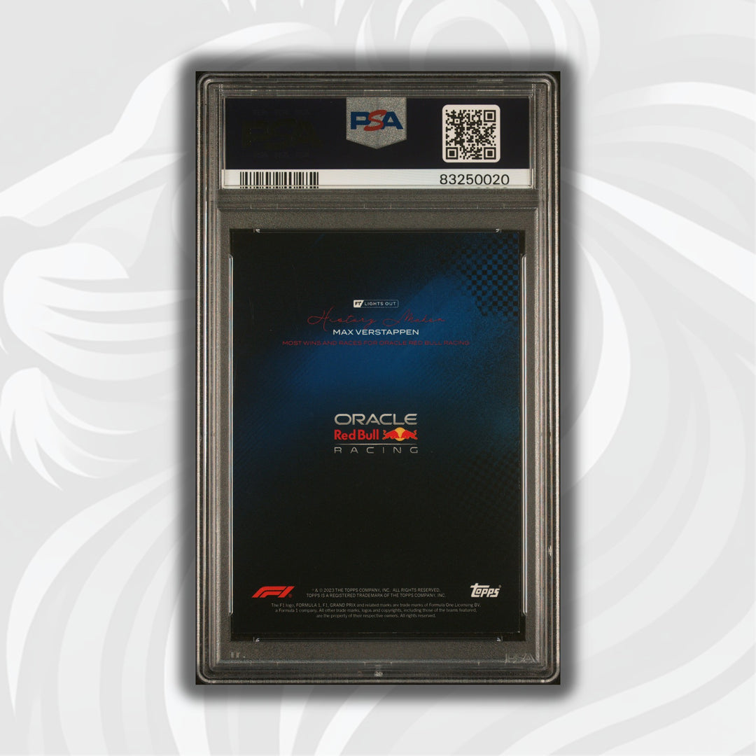 PSA 8 - /25 - Max Verstappen - History Maker - Blue