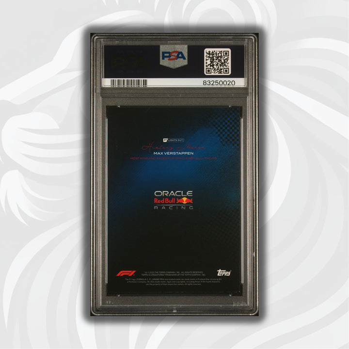 PSA 8 - /25 - Max Verstappen - History Maker - Blue