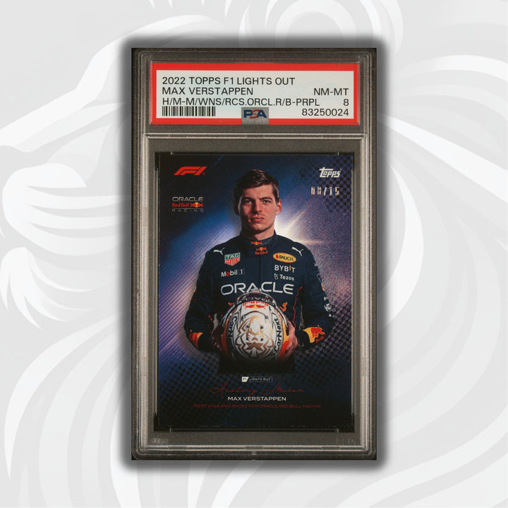 PSA 8 - /15 - Verstappen History Maker - Most Wins And Races For Oracle Red Bull Racing - Purple