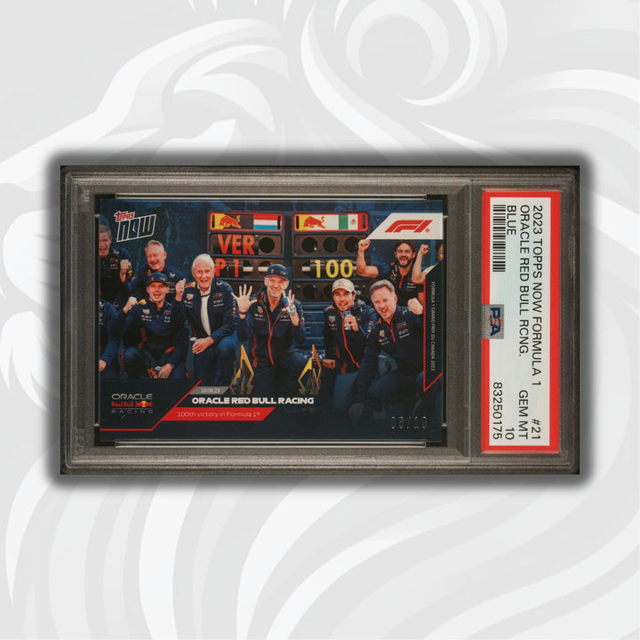 PSA 10 - 5/10 - Oracle Red Bull Racing #21 - Blue - 2023 Topps Now