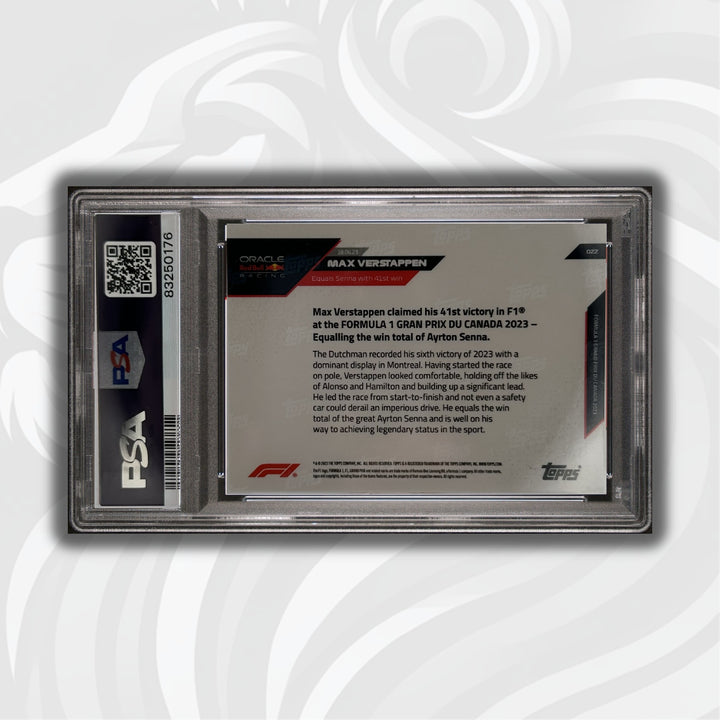 PSA 9 - 05/10 - Max Verstappen #22 - Blue