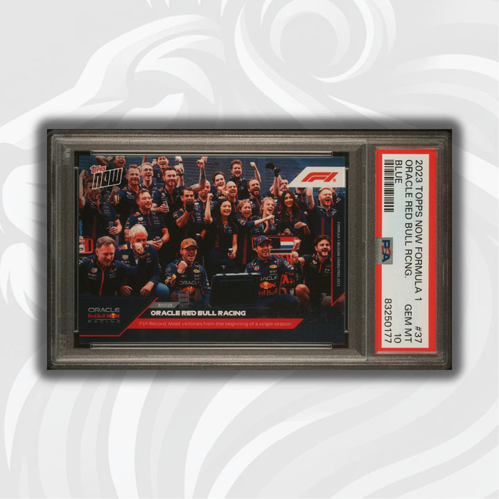 PSA 10 - 9/10 - Oracle Red Bull Racing #37 - Blue - 2023 Topps Now