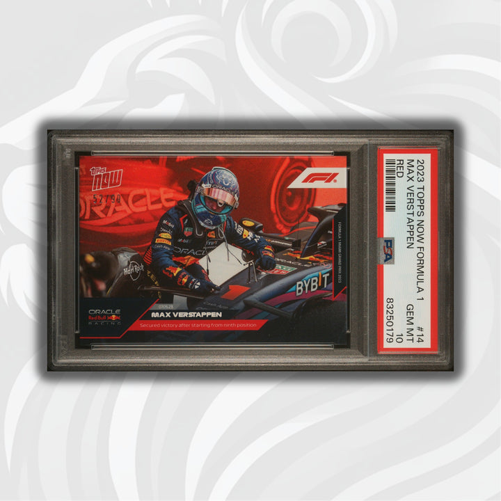PSA 10 - 52/99 - Max Verstappen #14 - Red