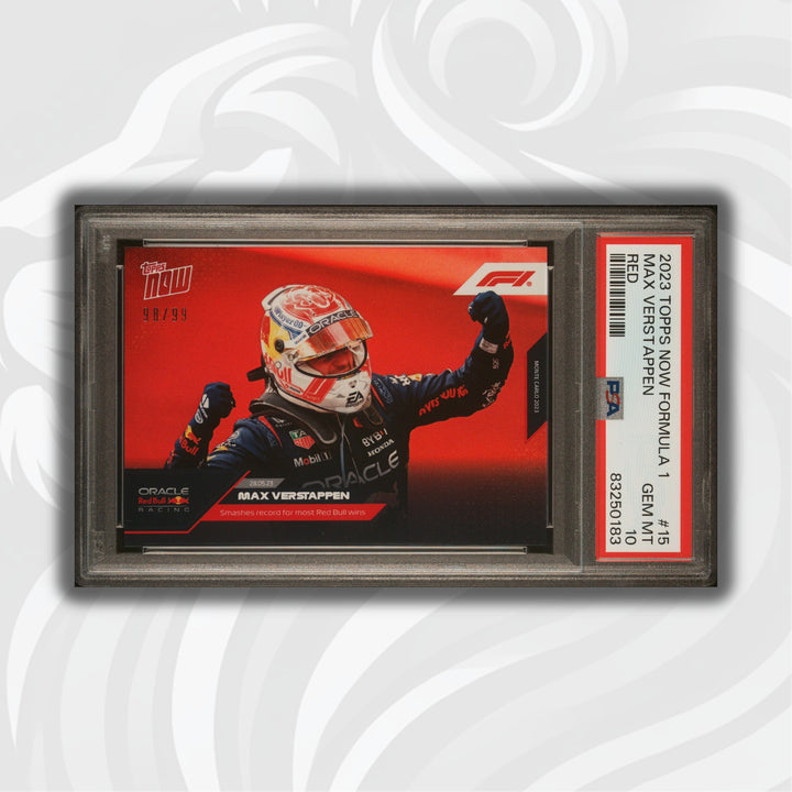 PSA 10 - 98/99 - Max Verstappen #15 - Red