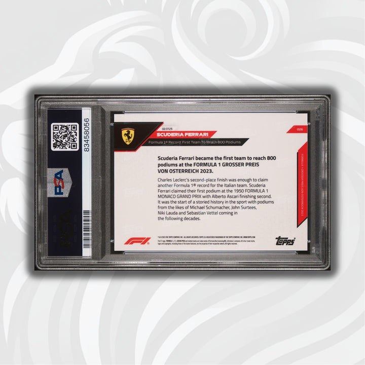 PSA 10 - 11/99 - Charles Leclerc #26 - Black - 2023 Topps Now