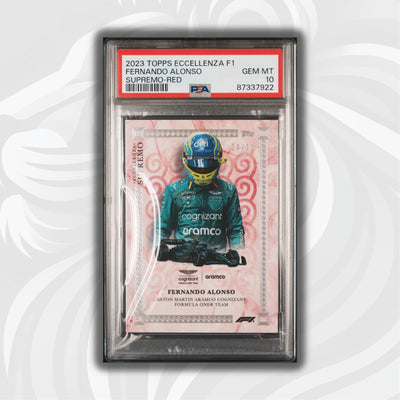 PSA 10 - 04/10 Fernando Alonso - Supremo - 2023 Eccellenza - Red