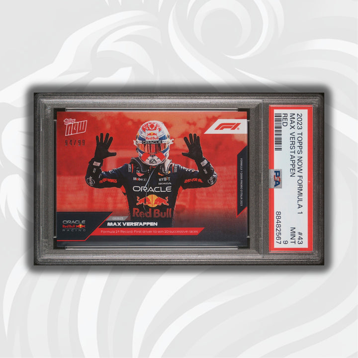 PSA 9 - 94/99 - Max Verstappen #43 - Red