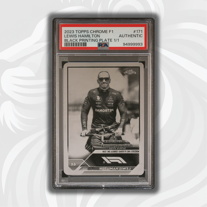 1/1 黑印制版 - 刘易斯·汉密尔顿 #171 - 2023 Topps Chrome