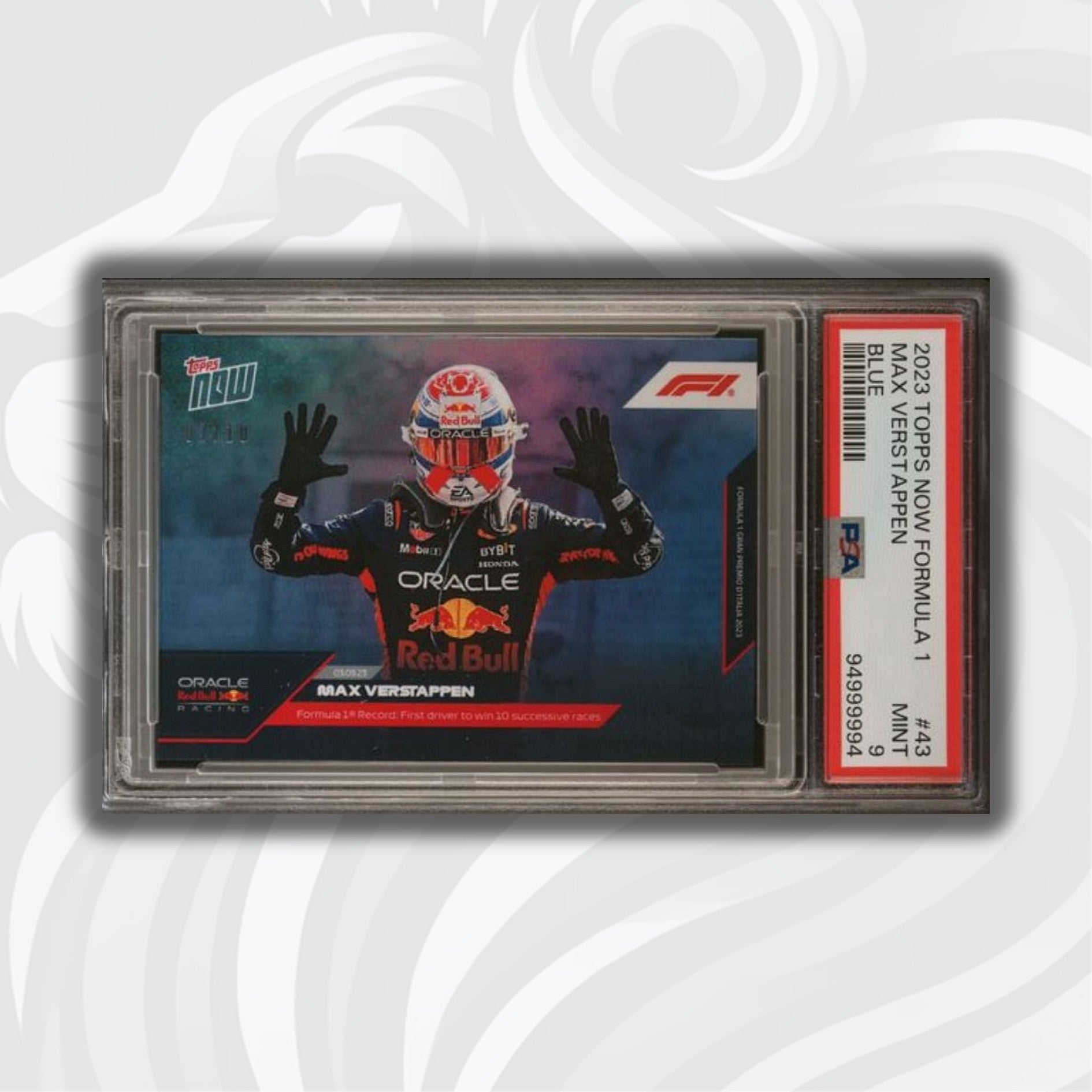 Topps NOW F1 Max Verstappen 日本GP記念カード PSA 9 - 07/10 Max Verstappen #43 - Blue - 2023 Topps Now F1