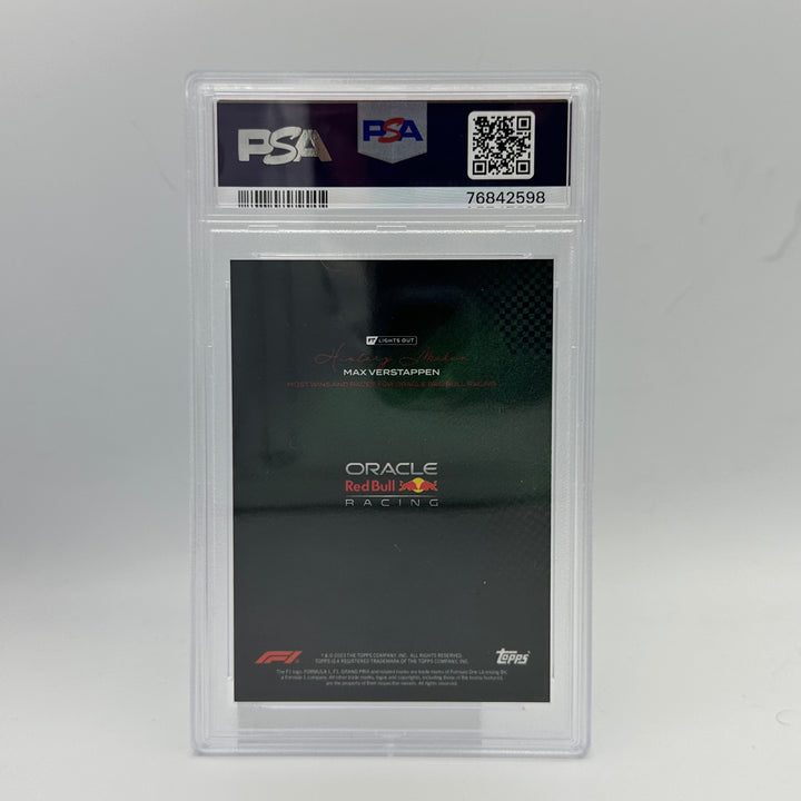 PSA 7 - 07/49 Max Verstappen - History Maker - Green